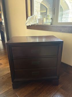Big wood night stand