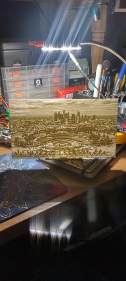 Dodgers Stadium Lithophane