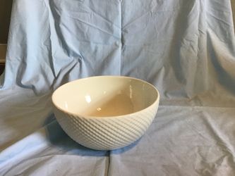 Large Textured Ceramic Serving Bowl