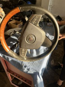 Cadillac STS Steering Column with Motors and Wheel