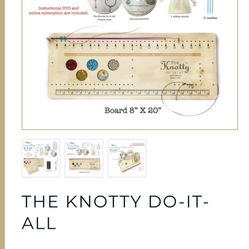 Brand New …  Jewelry Making Kit Knotty Do-It-All is a multi-functional cord knotting tool  