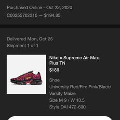 Nike Supreme Air Max And Air Jordan’s 1s