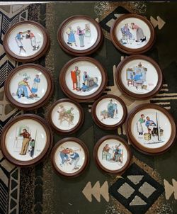 Norman Rockwell Plates