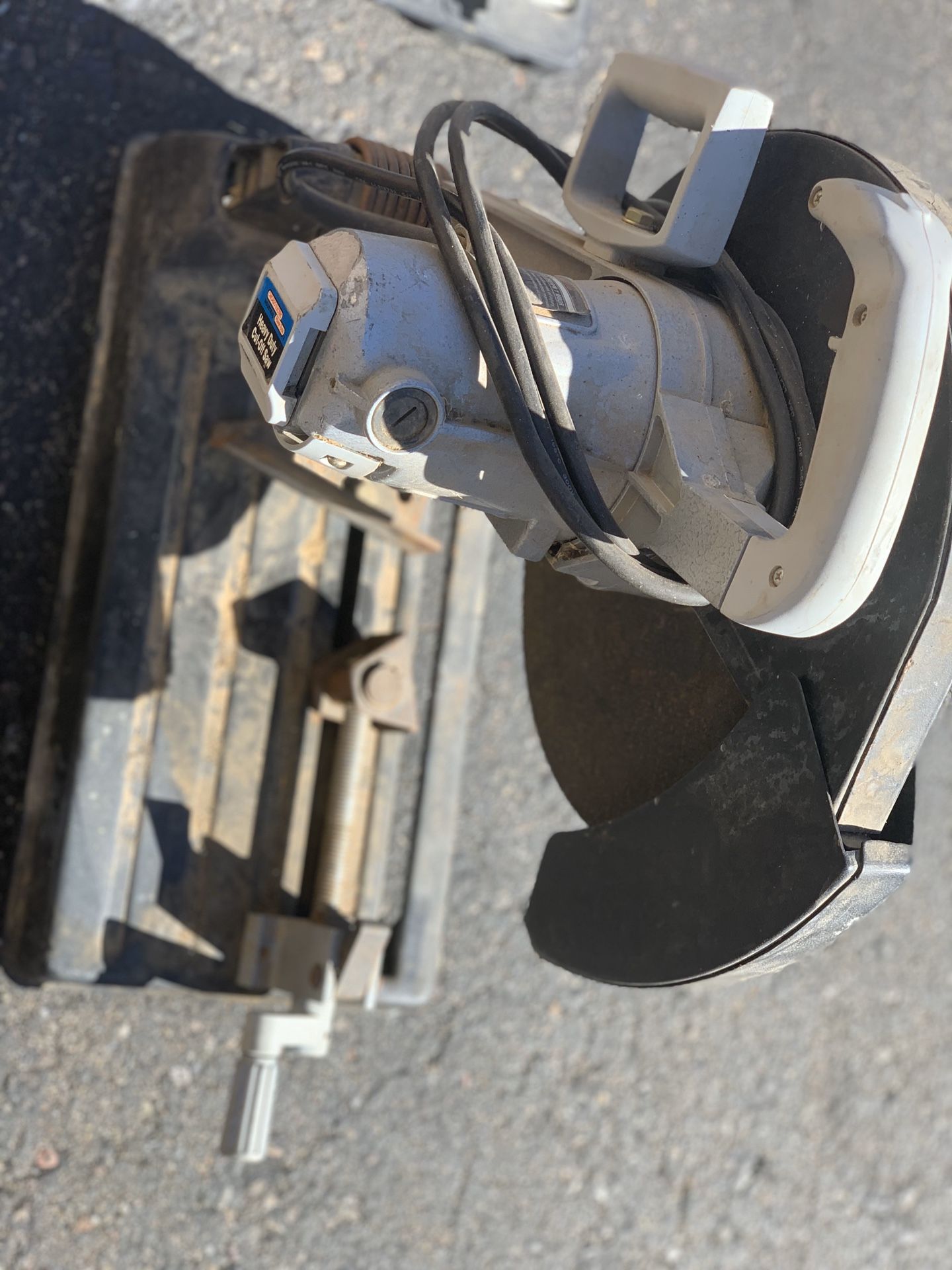 Harbor Freight 14” 3.5 hp chop saw