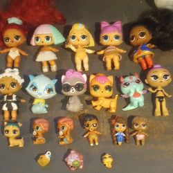 Small Toy Lot LoL Dolls Disney And Magic Mixies