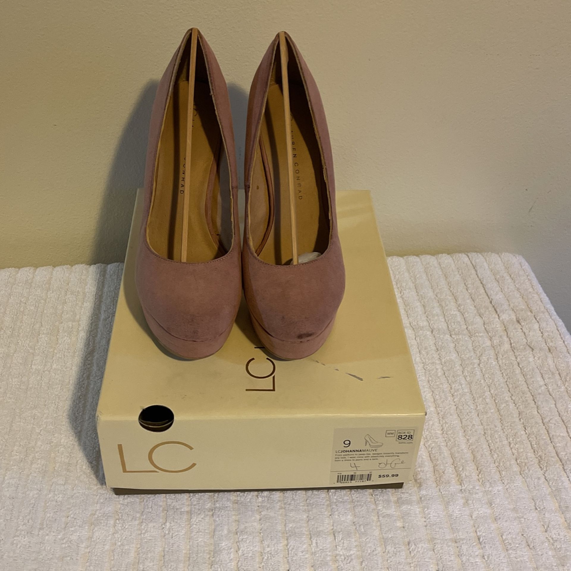 Womens Pink Heels Size 9