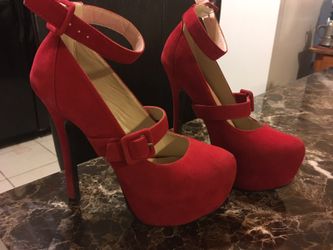 Sexy red high heels
