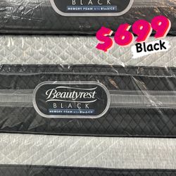 Queen Size Plush And Medium Firm Available Beutyrest Black 