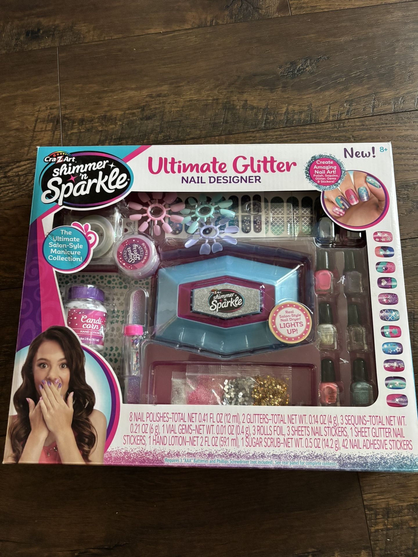 Crazart Shimmer'N'Sparkle Ultimate Glitter Nail Designer Set