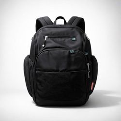 Diaper Bag Backpack – Black, Multi-Pocket, Very Good Condition