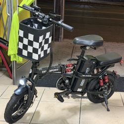 DDC SPORT FOLDING EBIKE 700W PEAK- 28 MPH-28-45MILES RANGE-ALARM  Folding Electric Bike for Adults, 700W Peak Motor 28MPH, 48V 20Ah Removable Battery 