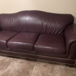 Leather Couch 