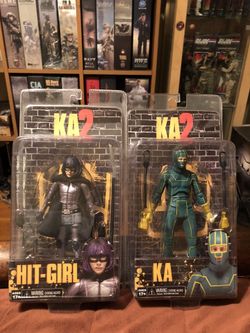 KICK ASS NECA FIGURES 2013 In good condition never been opened