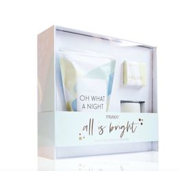 Bath soak, candle and soap set