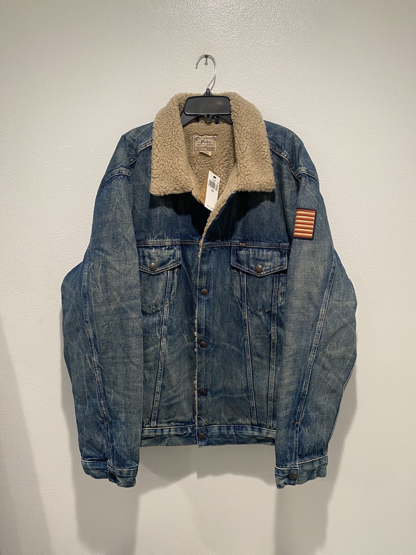 Polo Ralph Lauren Sherpa Denim Jacket Size 3XL-Tall Men