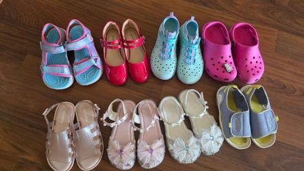 Girls’ Shoes & Sandals Bundle – 8 Pairs. Size US12-13(Eu30-31)