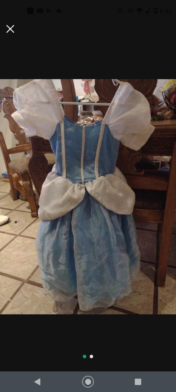 Princess Dress Size 3-4 