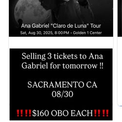 Ana Gabriel Tickets Sacramento CA