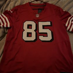 XL George Kittle Jersey Limited Scarlet