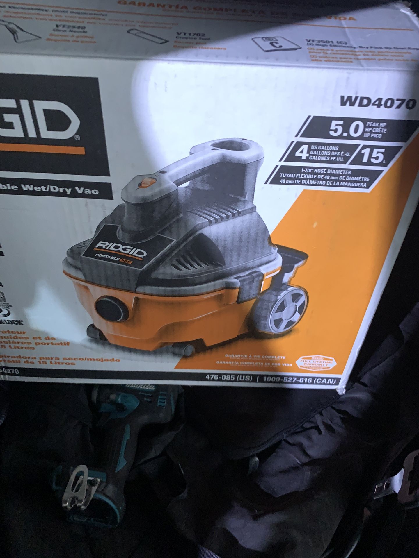 RIDGID Shop Vac