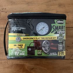 Slime Smart 2-Step Spair Plus Flat Tire Repair Kit