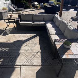 Outdoor Wicker Couch