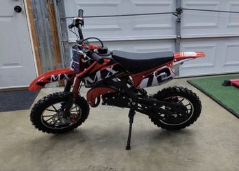 49cc Kids Dirt Bike – Full Suspension – Brand New – Perfect Christmas Gift