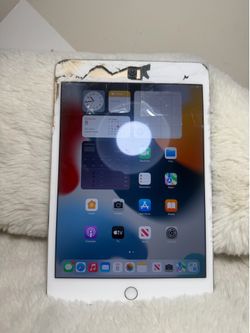Apple ipad mini 4 32Gb fully unlocked Top screen cracked read