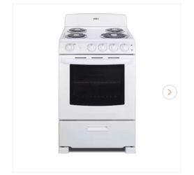 24 in. 2.9 cu. ft. Electric Range in White