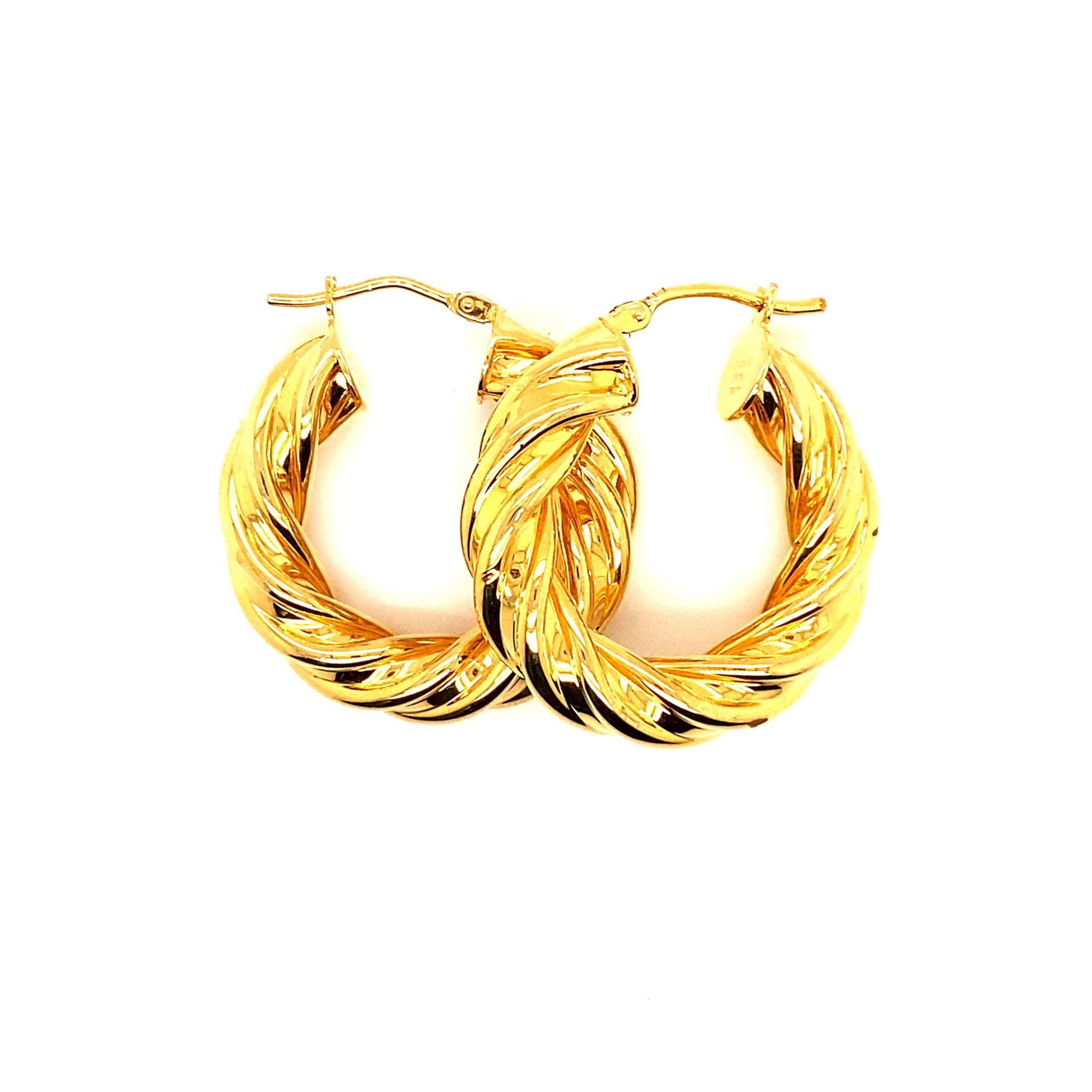 Gold Plated Hoops