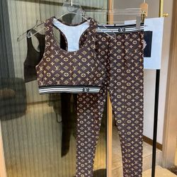 New high-elastic fitness yoga suit sports suit  L