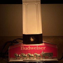 Vintage Budweiser beer light up sign