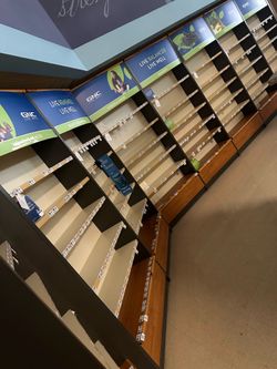 Wall units for merchandise or books units