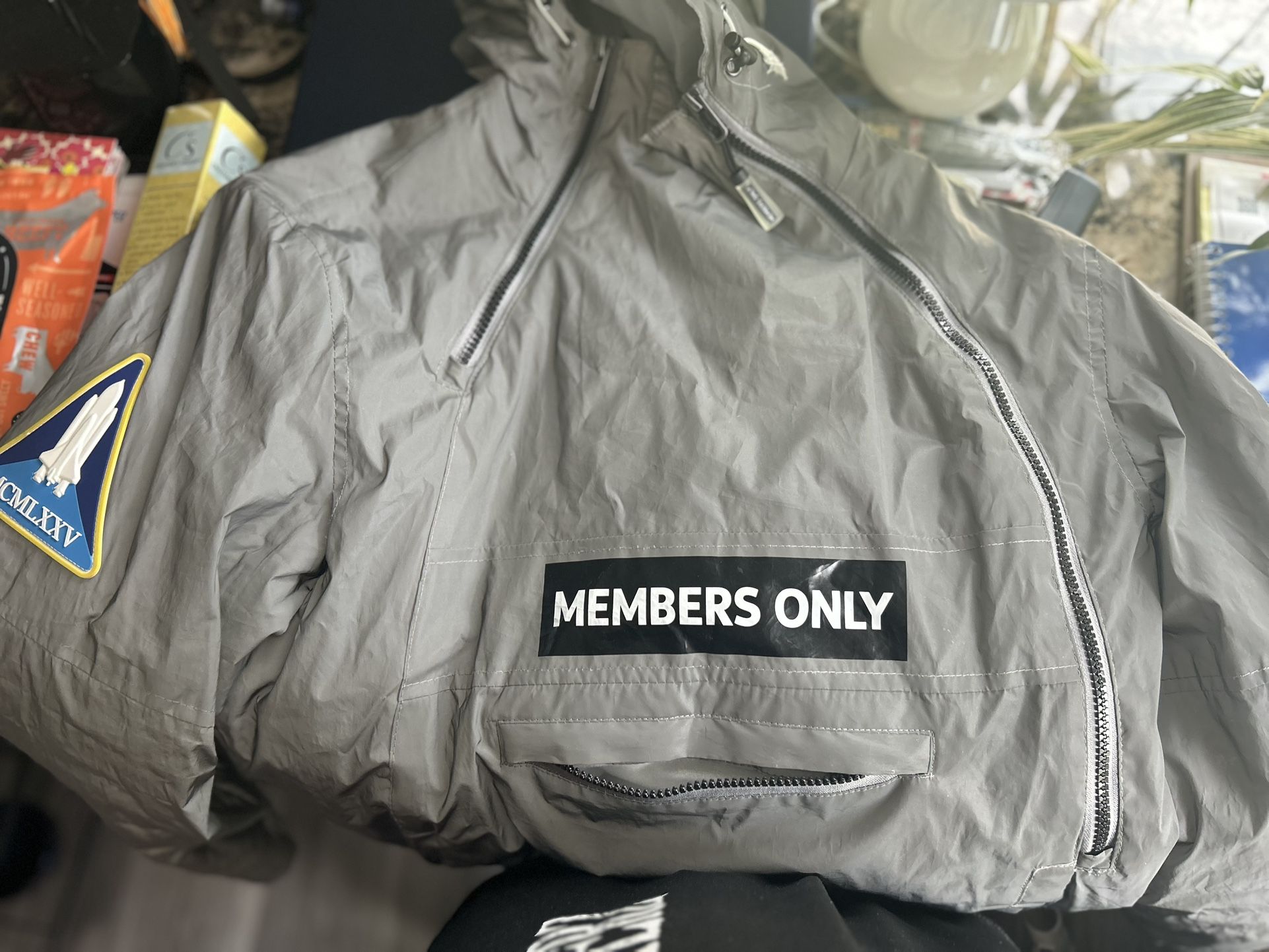 Member Only Astronaut Reflective Rain Hoodie