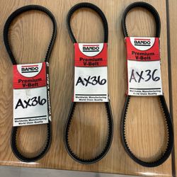 Bando Premium V-Belt Ax36 Model $5 Each