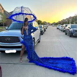 Prom Dress And Umbrella 