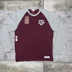 Texas A&M Aggies Mitchell & Ness Long Sleeve Tee