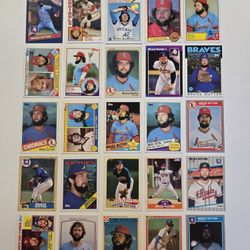Bruce Suttet (25) Baseball Card Lot 
