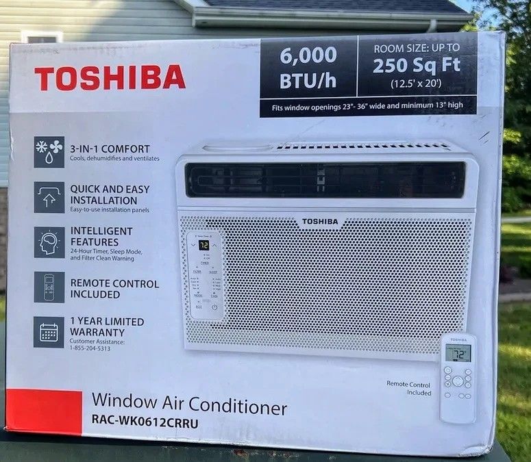 Toshiba 6 000,BTU Window AC