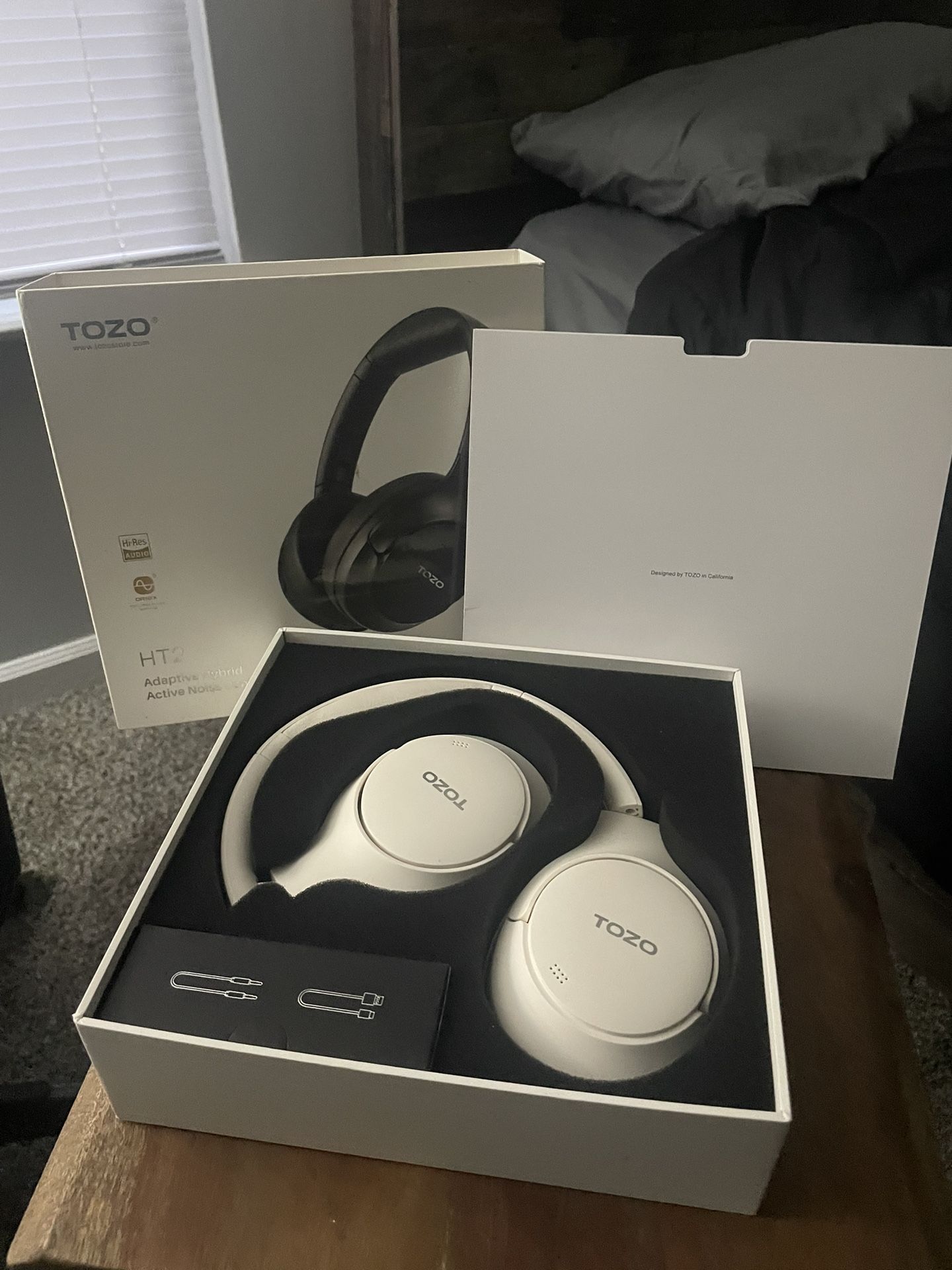 TOZO HT2 Hybrid Noise Cancelling Headphones 