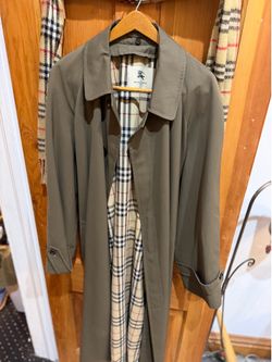 Burberry raincoat