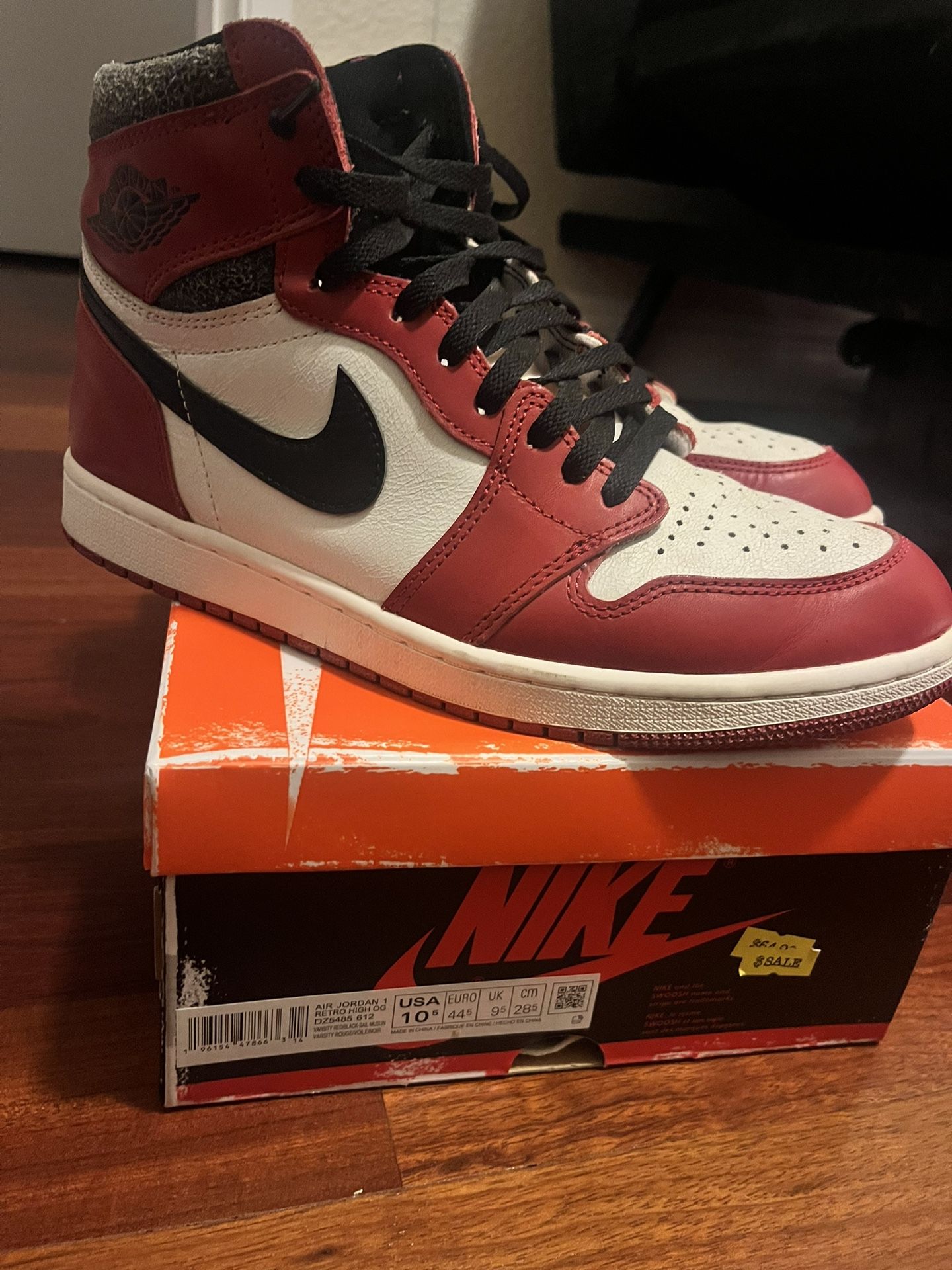 Jordan 1 Lost And Found — Size 10.5 Men