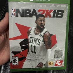 Xbox Game NBA 2k18 Like New 