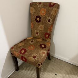 Chair-flower Print