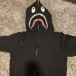 black bape hoodie (size S)