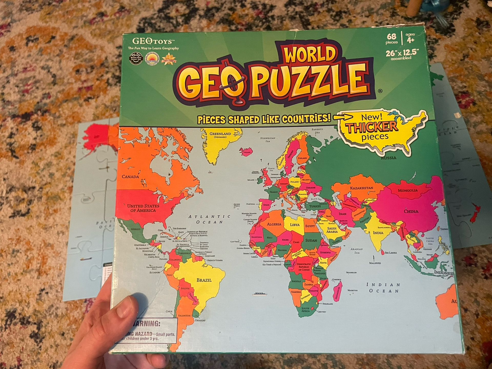 Geo Toys Geography Map Puzzle