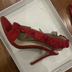 Jessica Simpson Red Heels Size 6M