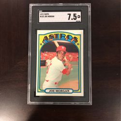 SGC Graded 1972 HOF Joe Morgan Card