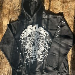 Black Og Web Spider Hoodie
