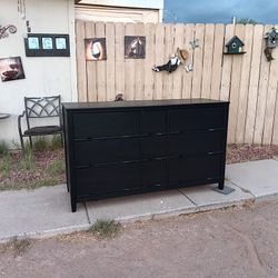 Black Dresser 33".5H 57".5W 19"D